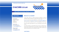 Desktop Screenshot of caiciss.co.uk